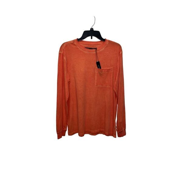 Edgar and Ash Orange Men’s Long Sleeve W/Front Pocket Size Medium NWT - Picture 1 of 4